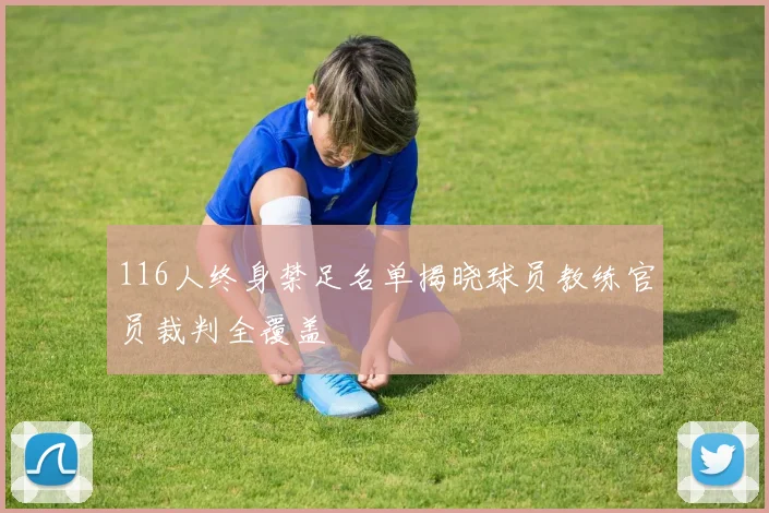 116人终身禁足名单揭晓球员教练官员裁判全覆盖